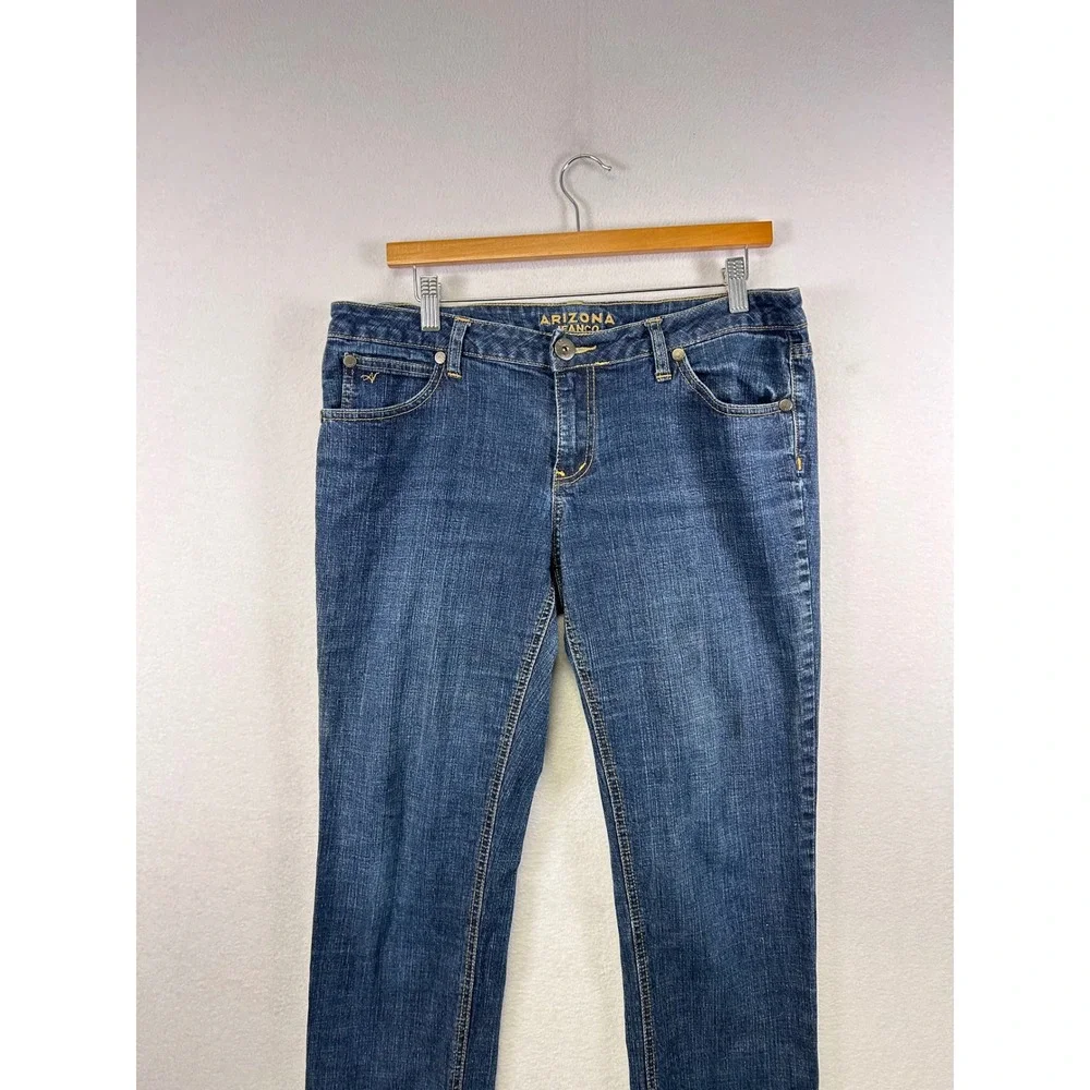 Arizona Jean Co Womens Size 15 Long Dark Wash‎ Straight Leg Denim Jeans